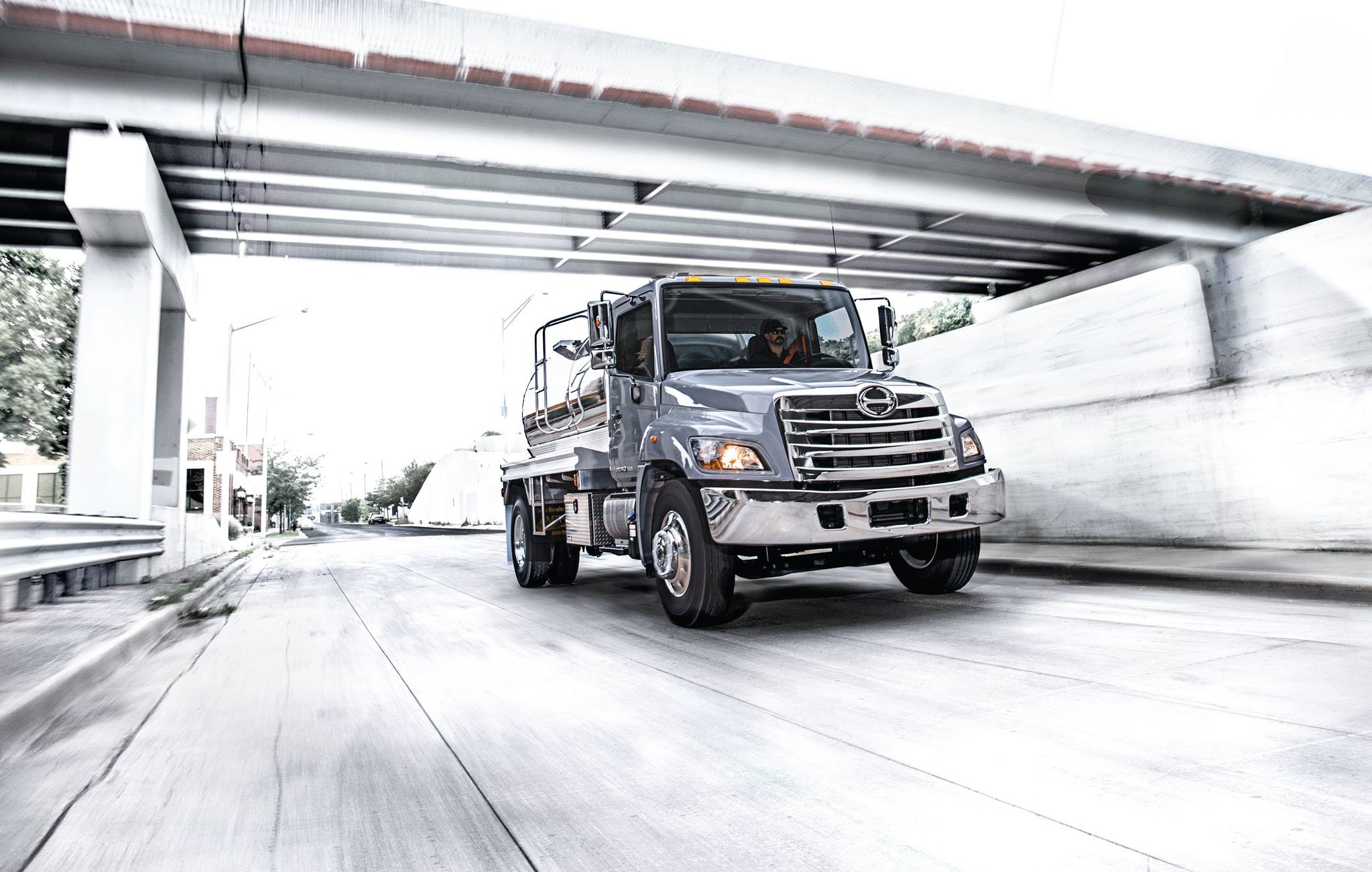 Hino Truck on Highway